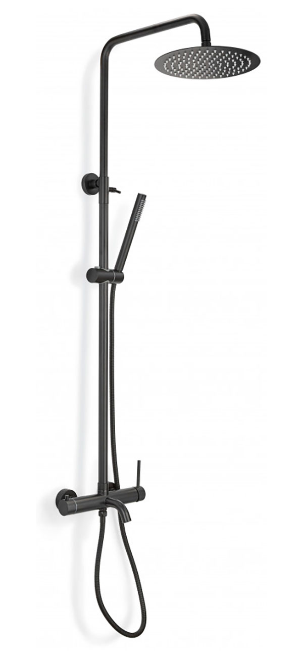 Изображение товара Душевая система Milacio Ultra, черный матовый (MCU.151.MB)