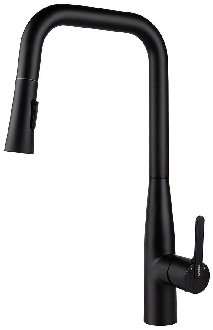 Изображение товара Кухонный смеситель Kaiser Claro, Черный матовый (22144-9)