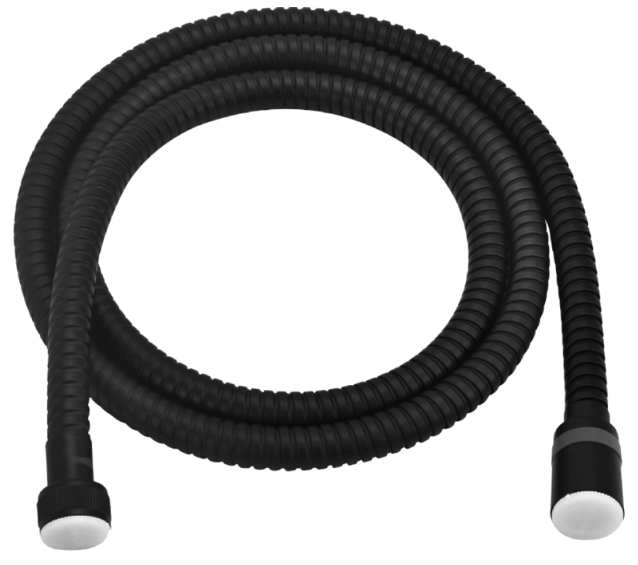 Изображение товара Шланг душевой Lemark 1,2 м без перекручивания Turn-Free черный нержавеющая сталь