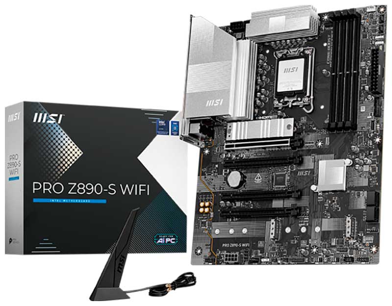 Материнская плата MSI PRO Z890-S WIFI (s1851, ATX) Материнская плата MSI PRO Z890-S WIFI (s1851, ATX)