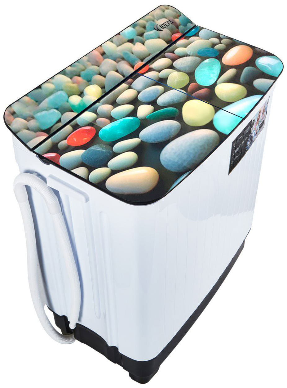 

Активаторная стиральная машина Ideal ID-75 (белая K), Белый/рисунок