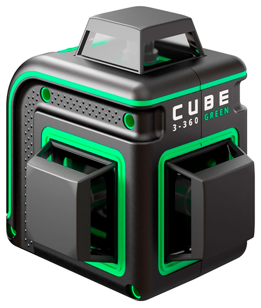 Изображение товара Лазерный уровень Ada CUBE 3-360 GREEN Home Edition с зеленым лазером и 360° линиями