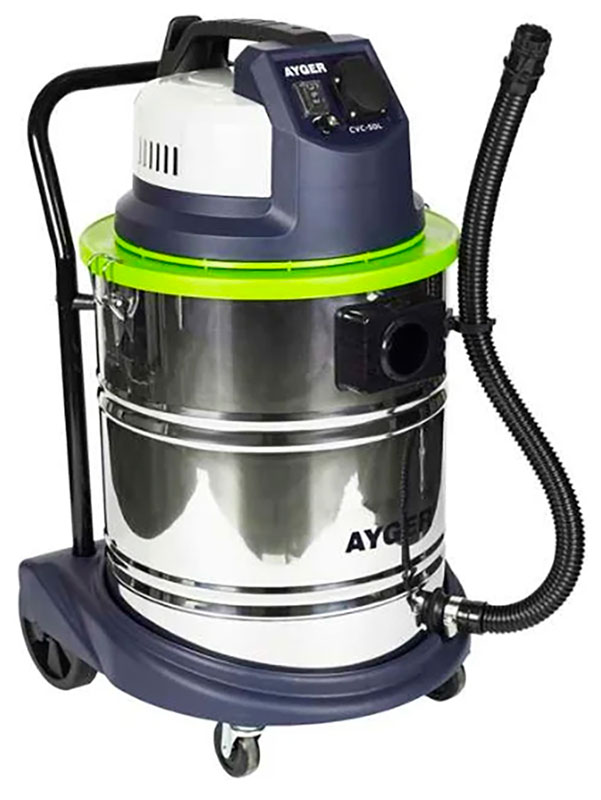 Изображение товара Строительный пылесос Ayger CVC-50L мощный с функциями влажной и сухой уборки