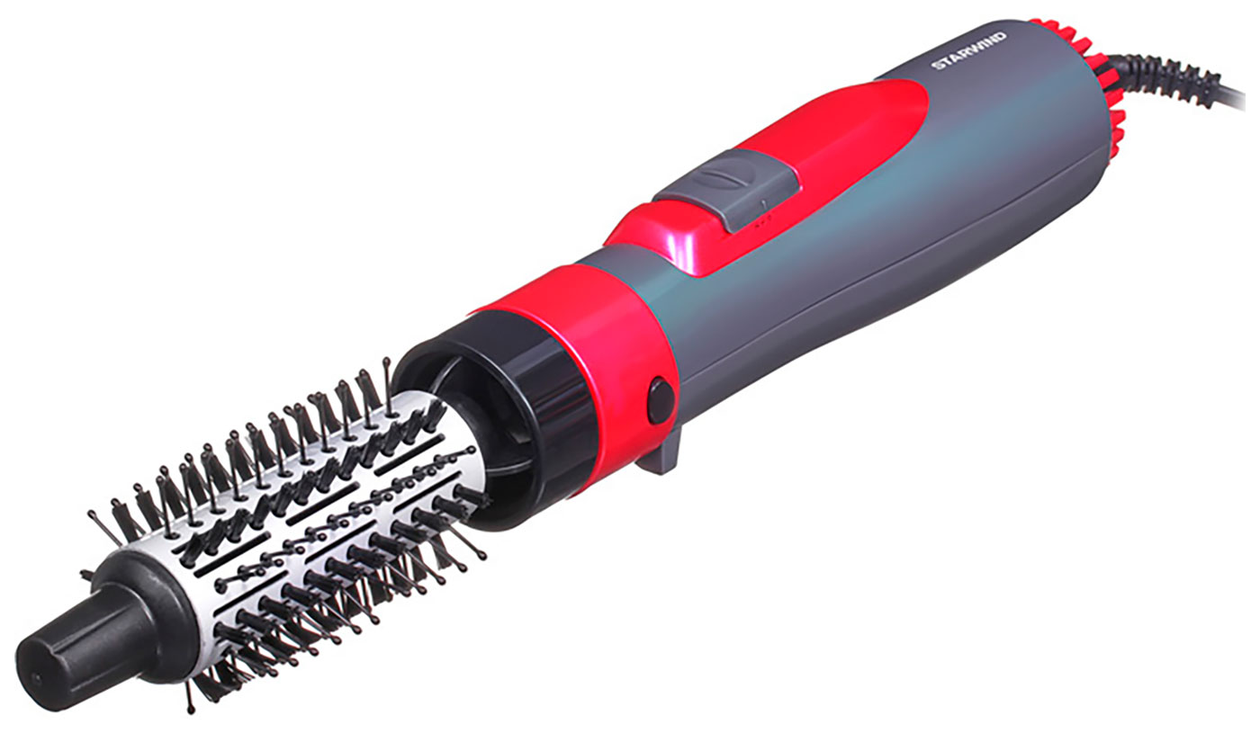 Изображение товара Фен-щетка Starwind SHP8501, 1000Вт, серый/розовый