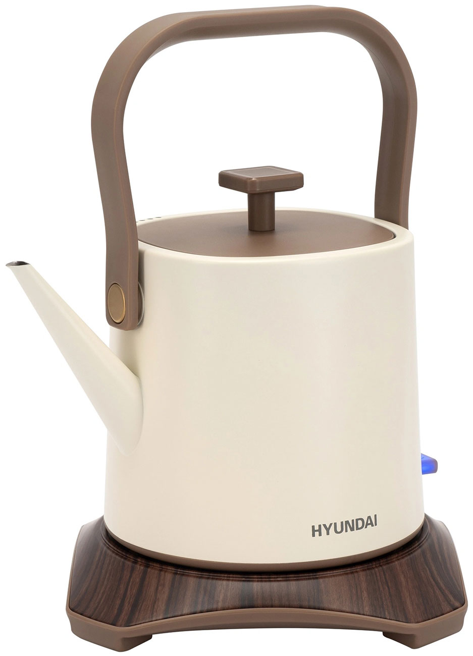 Изображение товара Электрический чайник Hyundai HYK-S2043 0.6 л 1000 Вт металлический стильный