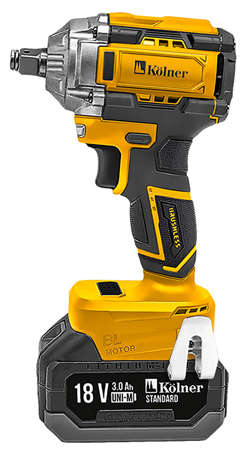 Изображение товара Гайковерт ударный аккумуляторный Kolner KWI 18-280BLV-2K Hoge Performance