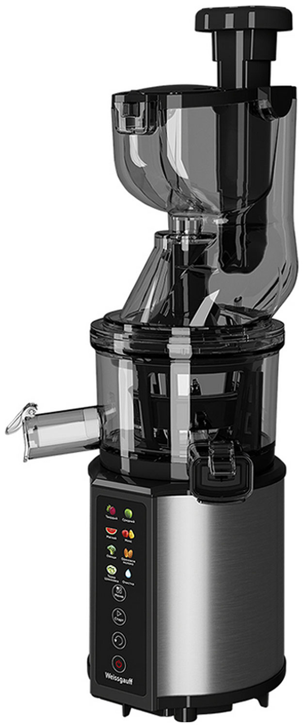Изображение товара Шнековая соковыжималка Weissgauff WSJ 210 MDL 8 программ нержавеющая сталь
