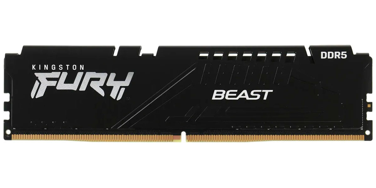 Изображение товара Оперативная память Kingston DDR5 32GB 6000MHz Fury Beast Black XMP