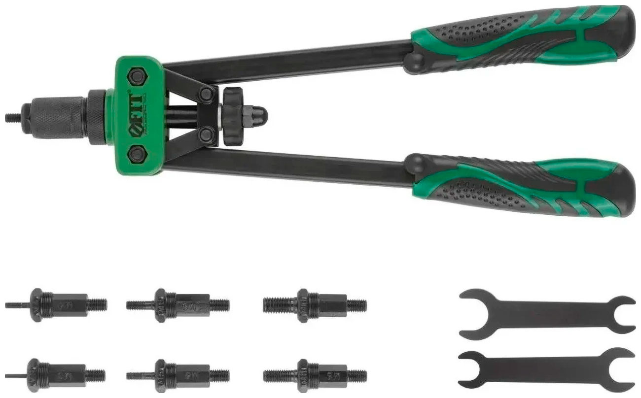 Изображение товара Заклепочник силовой двуручный Fit Профи, для резьбовых заклепок М3-М10 (350 мм)