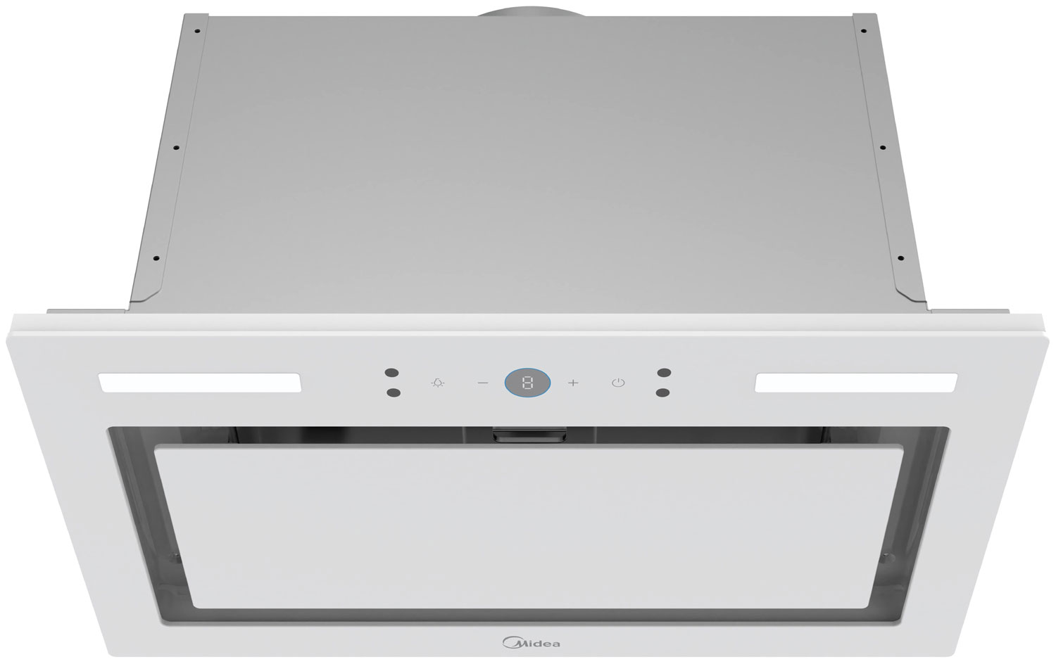 Изображение товара Вытяжка Midea MH60I530GW встраиваемая с периметристическим всасыванием 900 м3/ч