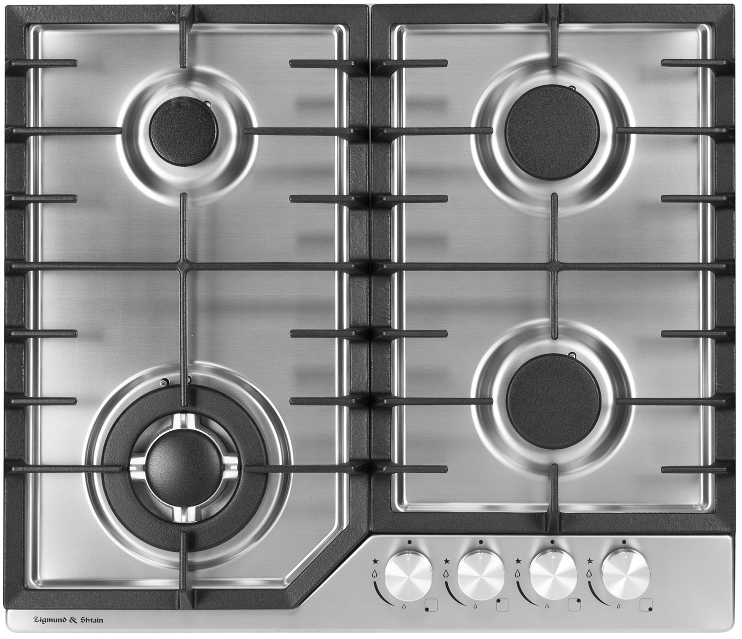 

Газовая варочная панель Zigmund & Shtain G 22.6 S, Нержавеющая сталь