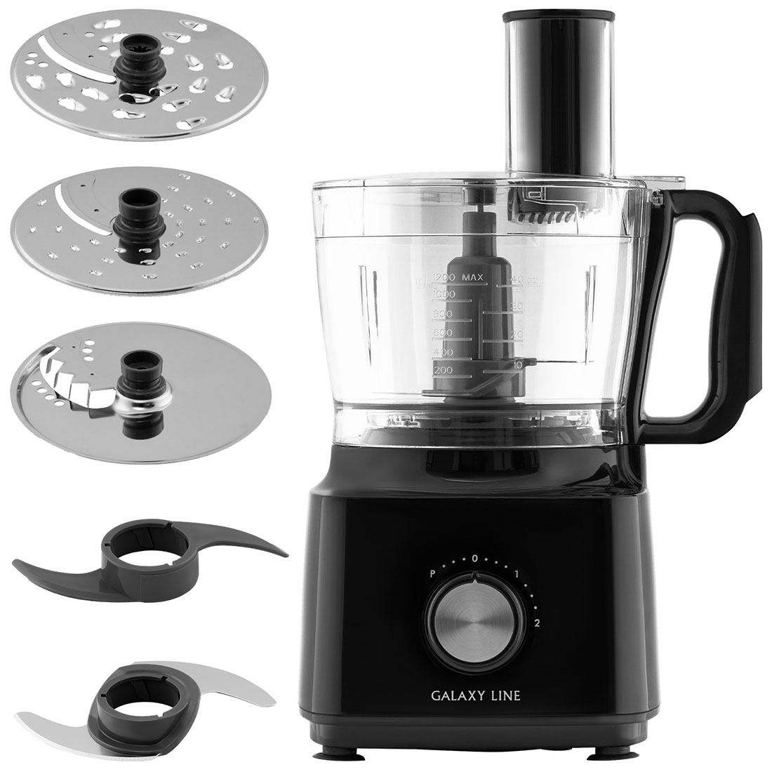 

Кухонный комбайн Galaxy Line GL 2313, Черный