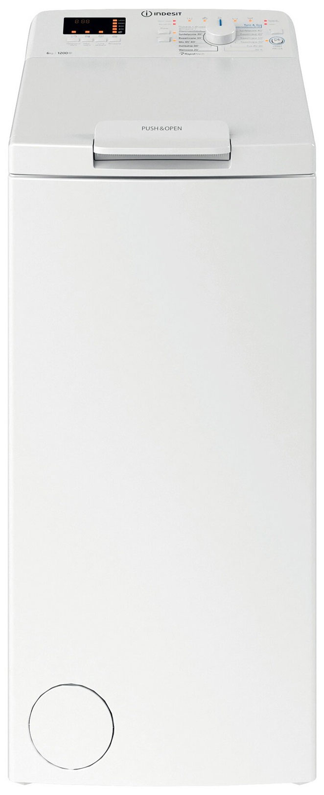 Изображение товара Стиральная машина Indesit BTW S6240P EU/N 6 кг, 1200 об/мин, дисплей