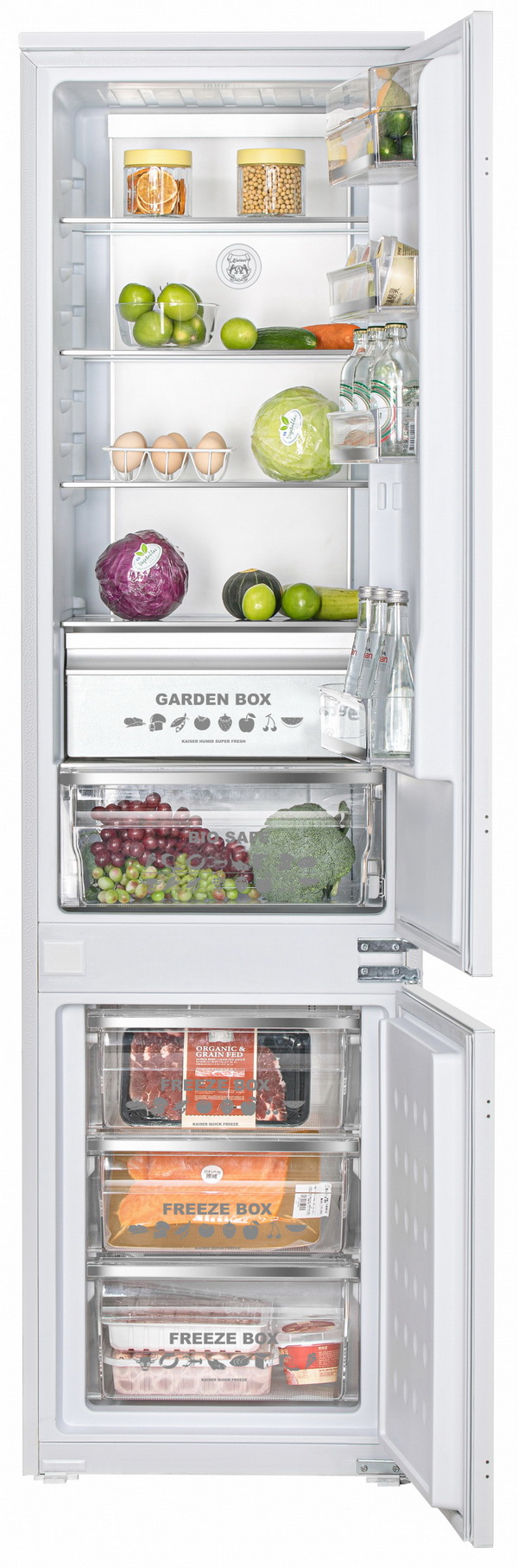 Изображение товара Встраиваемый двухкамерный холодильник Kaiser EKK 60193 с No Frost и электронным управлением