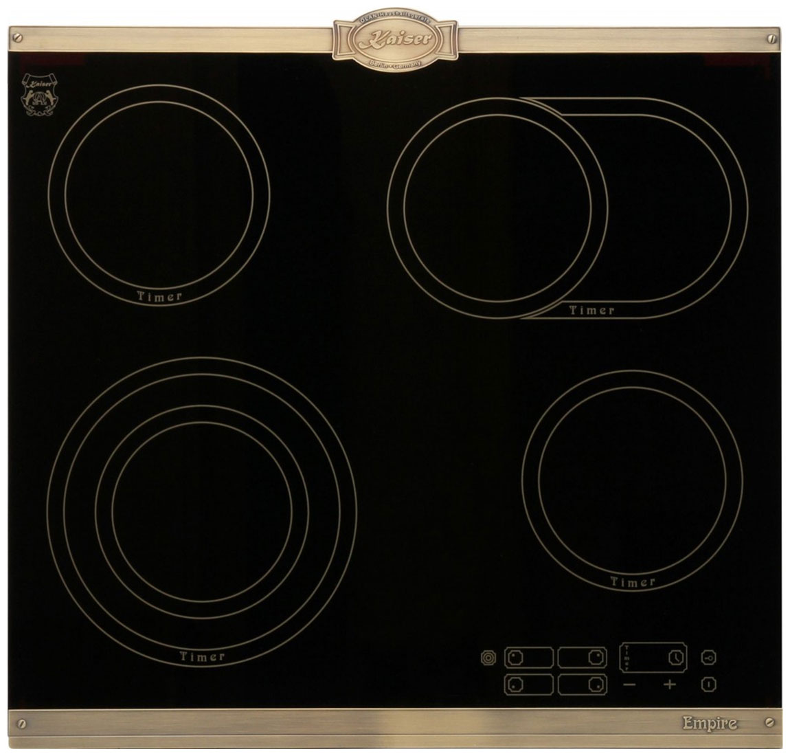 Изображение товара Электрическая варочная панель Kaiser KCT 6185 Em 4 конфорки стеклокерамика Германия