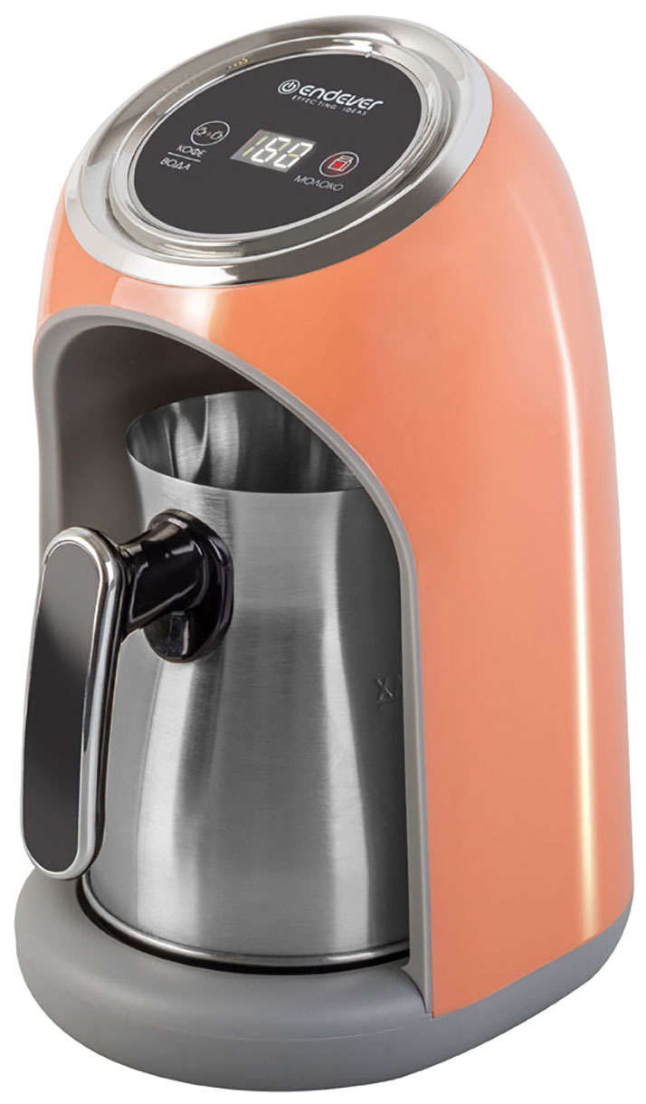 

Кофеварка Endever Costa-1019 (90808) оранжевый/стальной