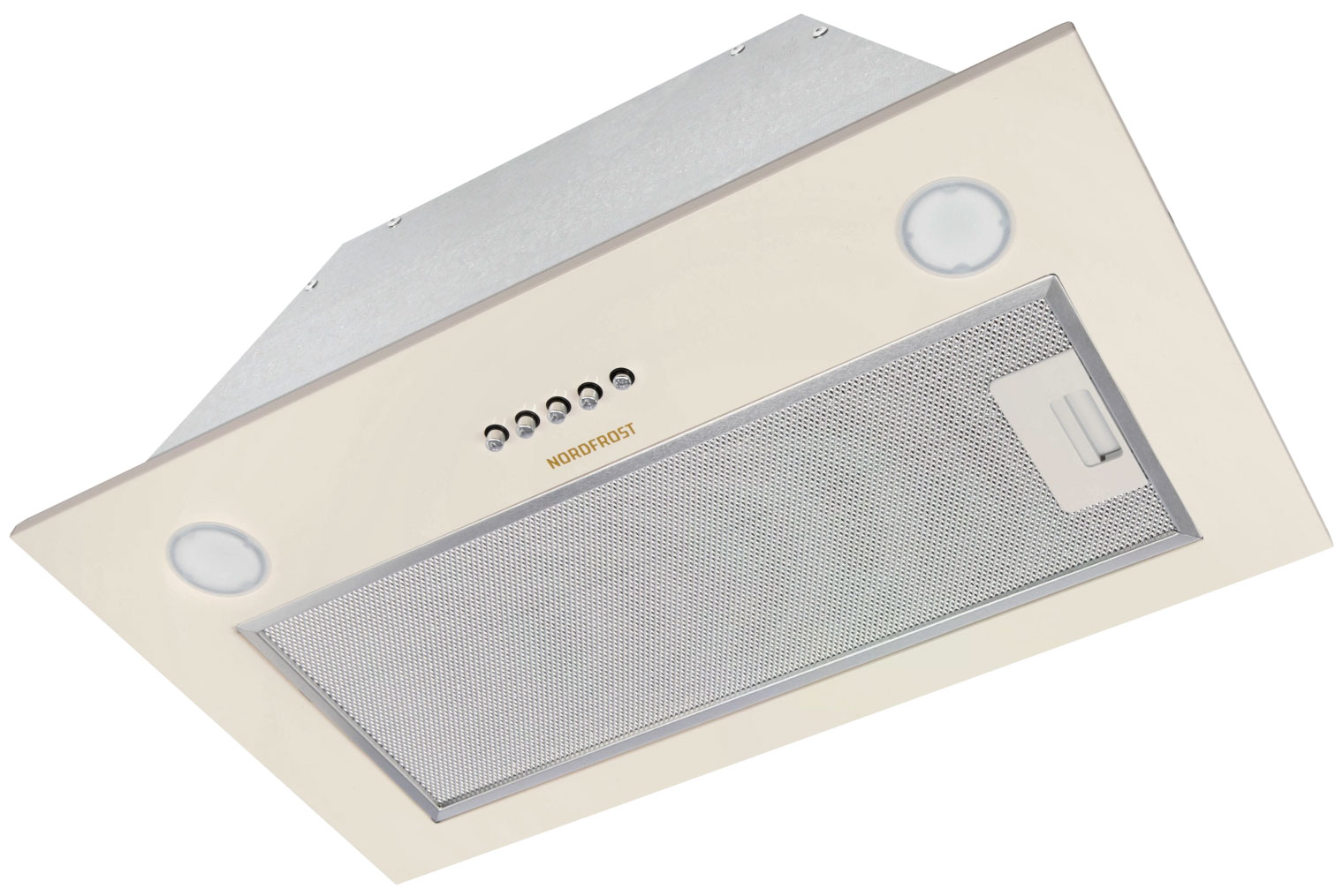 Изображение товара Вытяжка NordFrost FB 6060 Y встроенная 550 м3 ч бежевый нерж сталь
