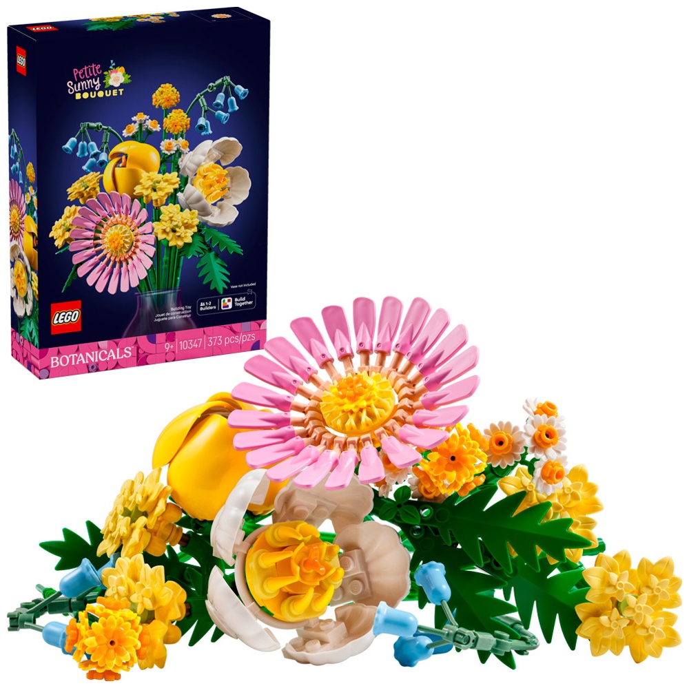 Изображение товара Конструктор Lego Botanicals Миниатюрный солнечный букет из весенних цветов (10347) Изображение товара Конструктор Lego Botanicals Миниатюрный солнечный букет из весенних цветов (10347)