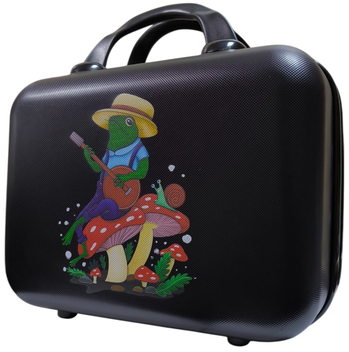 Изображение товара Бьюти-кейс Lats Лягушки, черный (736)