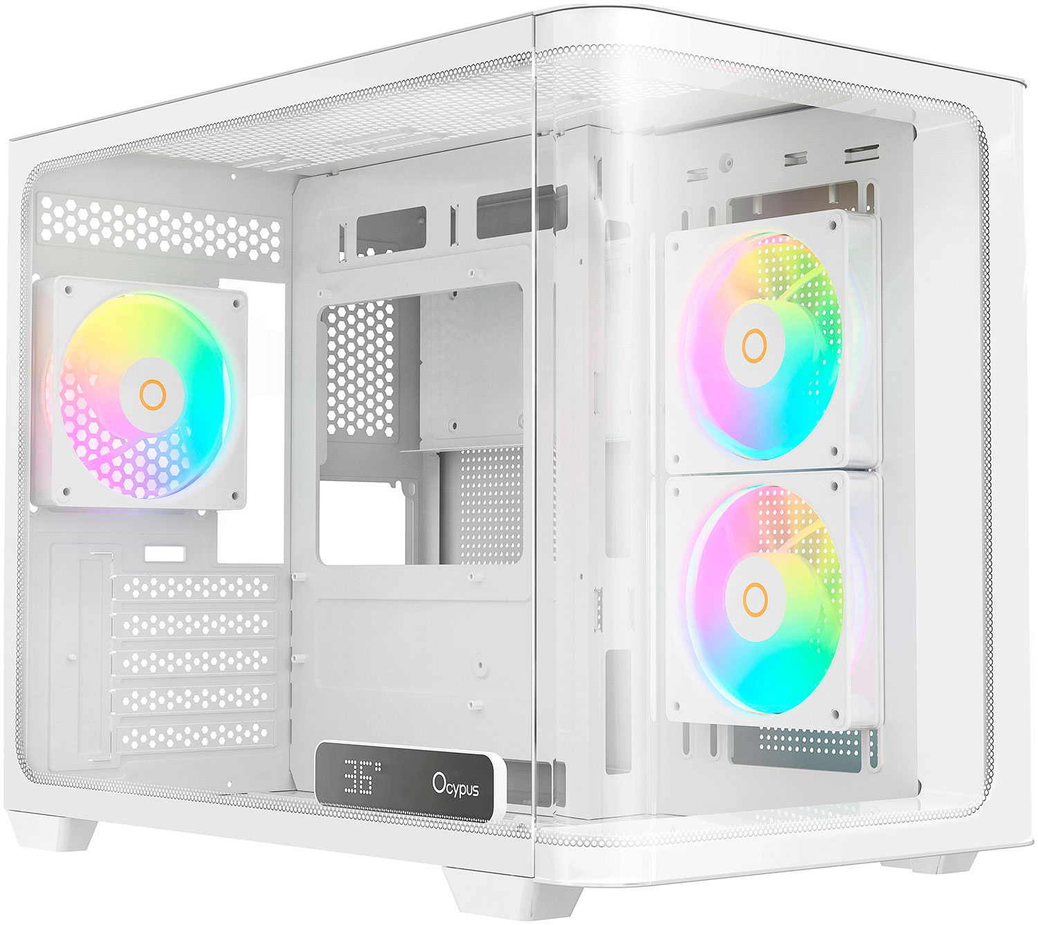 

Компьютерный корпус Ocypus Iota C50 WH Curve ARGB Digital, Белый