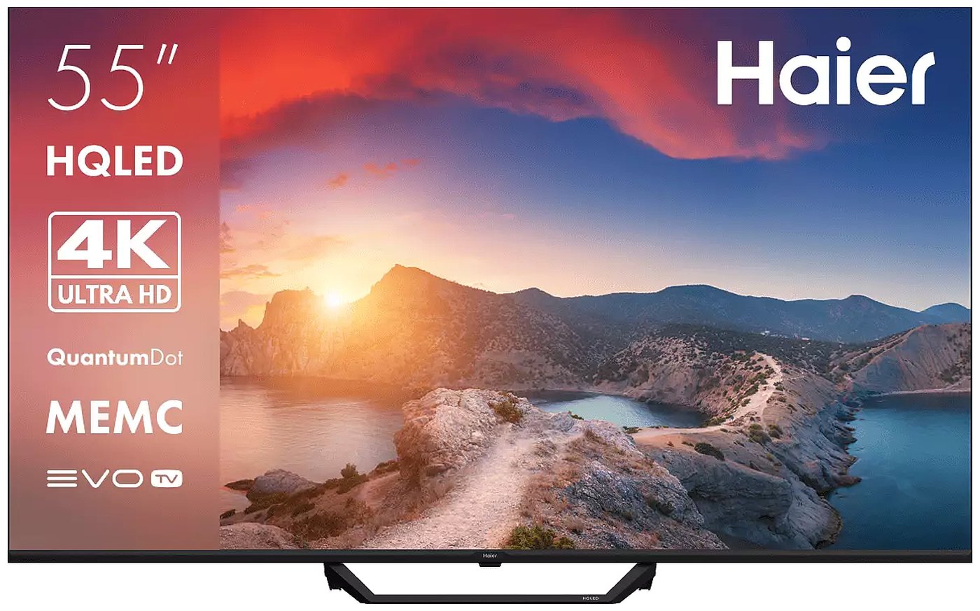 

Телевизор Haier 55 HQLED S2 Pro, Черный