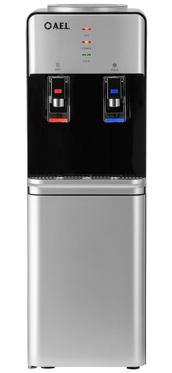 Изображение товара Кулер для воды АЕЛ LD-AEL-40c серый/черный с верхней загрузкой 0.75 л холодная 85-95 °С