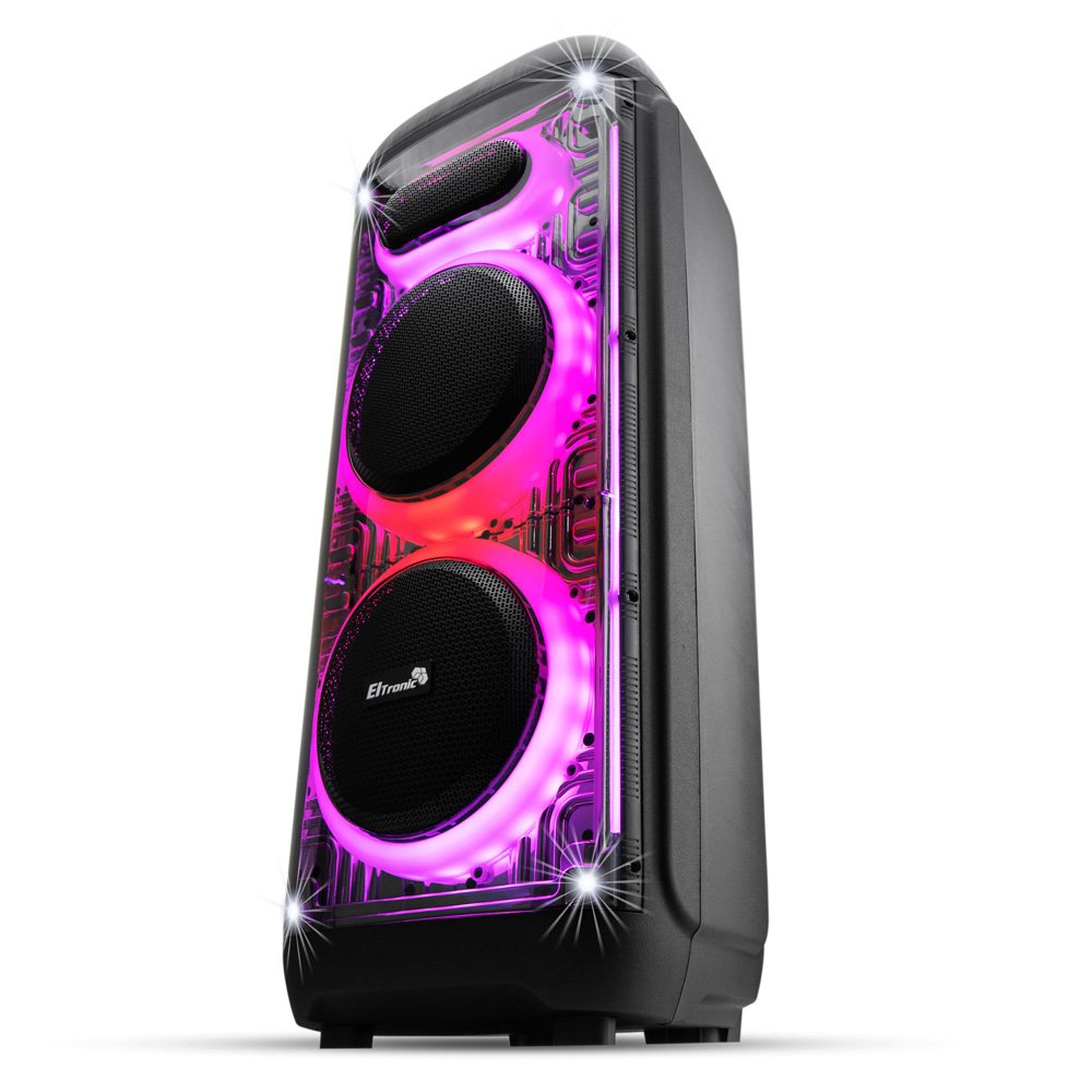 Изображение товара Беспроводная блютуз колонка ELTRONIC 20-23 SKILLETS BOX 1500 2 динамика 10 дюймов 1500 Вт TWS 2 беспроводных микрофона Bluetooth 5.0 Аккумулятор 7000 мАч LED-подсветка Изображение товара Беспроводная блютуз колонка ELTRONIC 20-23 SKILLETS BOX 1500 2 динамика 10 дюймов 1500 Вт TWS 2 беспроводных микрофона Bluetooth 5.0 Аккумулятор 7000 мАч LED-подсветка