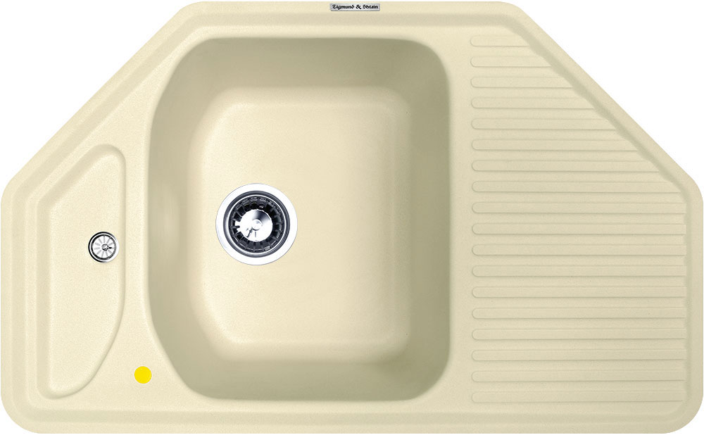 Изображение товара Кухонная мойка Zigmund & Shtain ECKIG 800, искусственный гранит, молодое шампанское