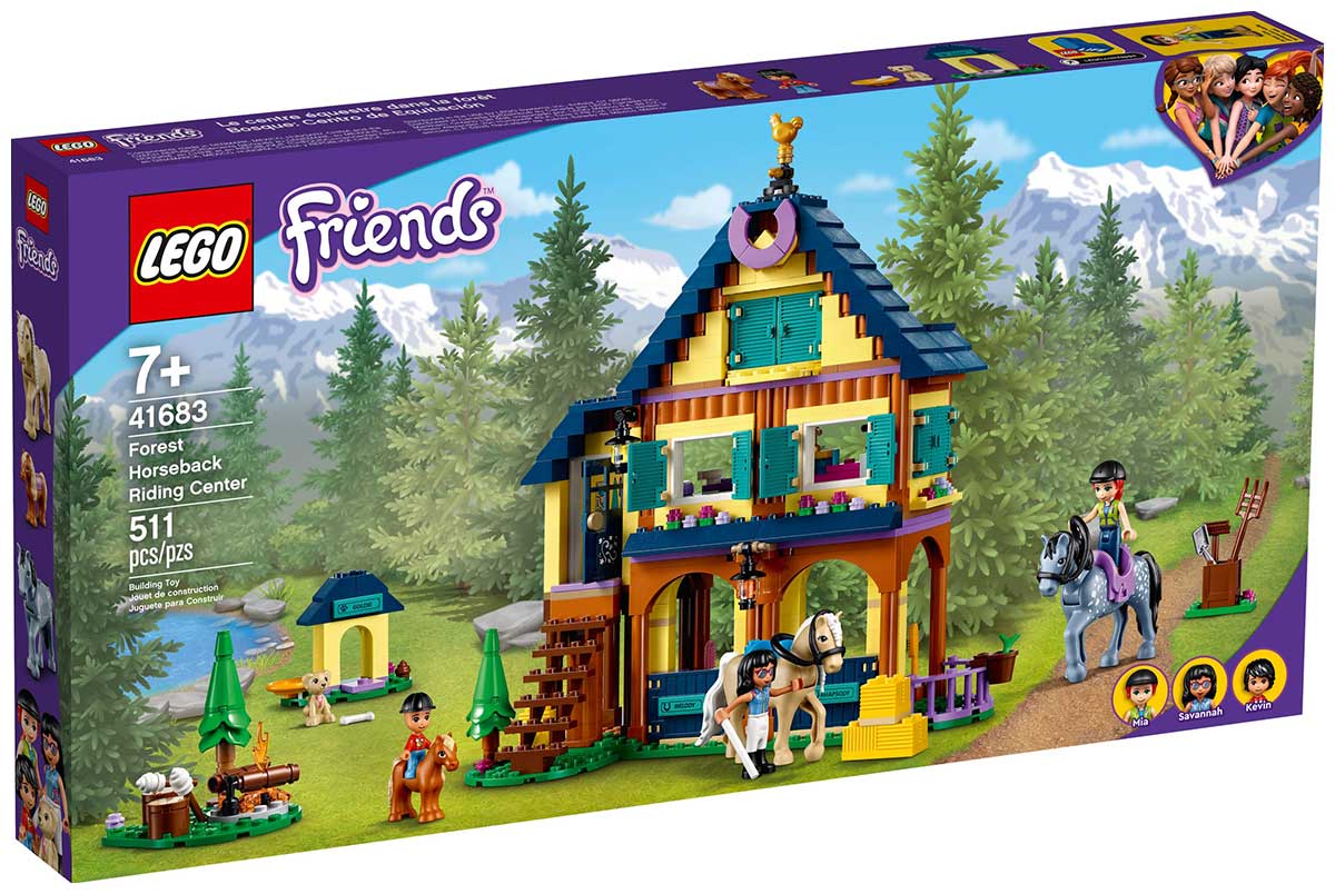 Конструктор Lego FRIENDS ''Лесной клуб верховой езды'' 41683 конструктор lego friends 41683 лесной клуб верховой езды