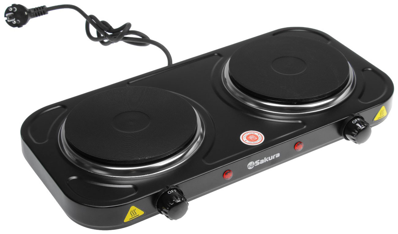 

Настольная плита Sakura ПЭ-04В, Черный матовый
