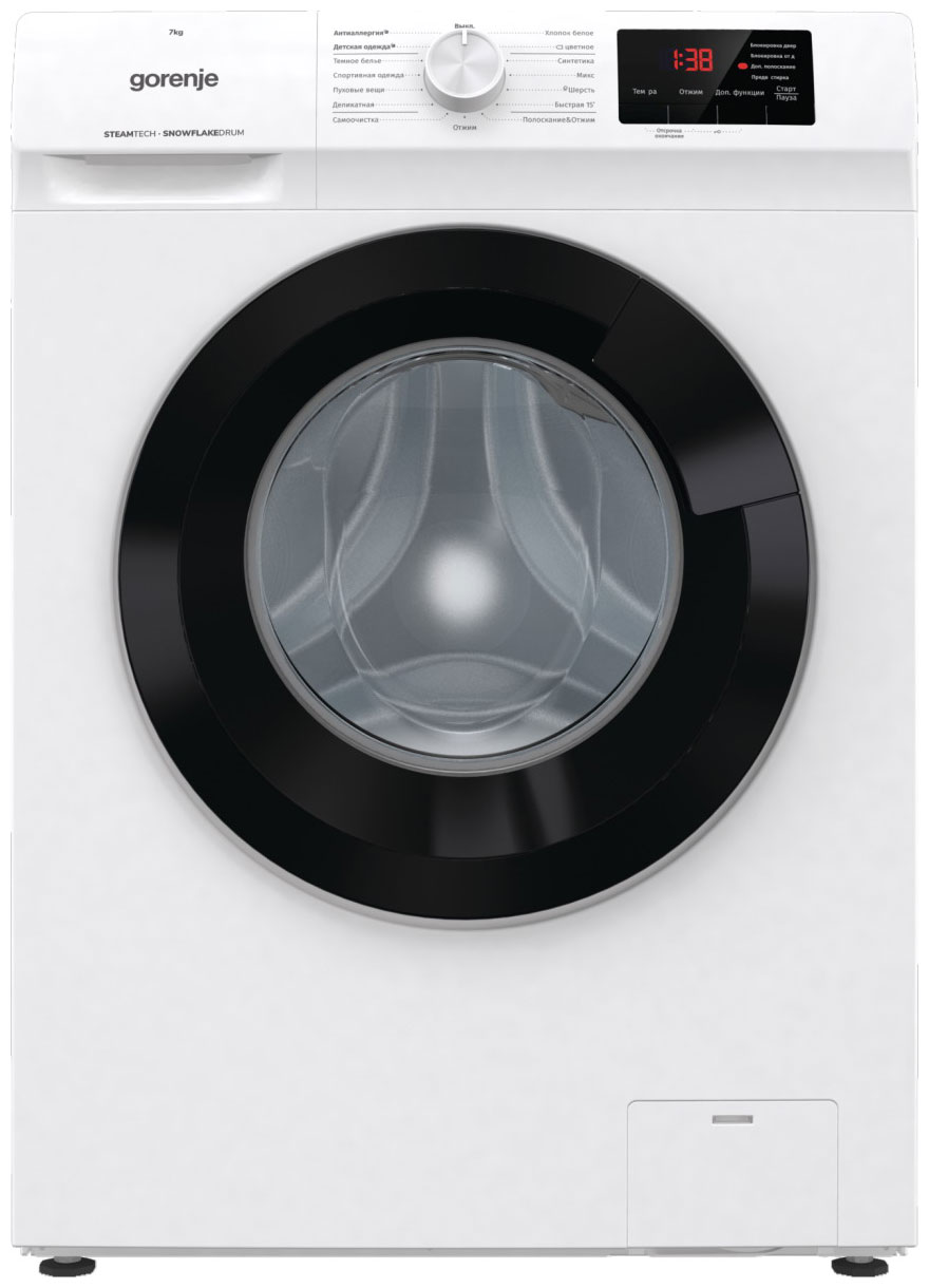 Изображение товара Стиральная машина Gorenje W1HE72SFS Изображение товара Стиральная машина Gorenje W1HE72SFS