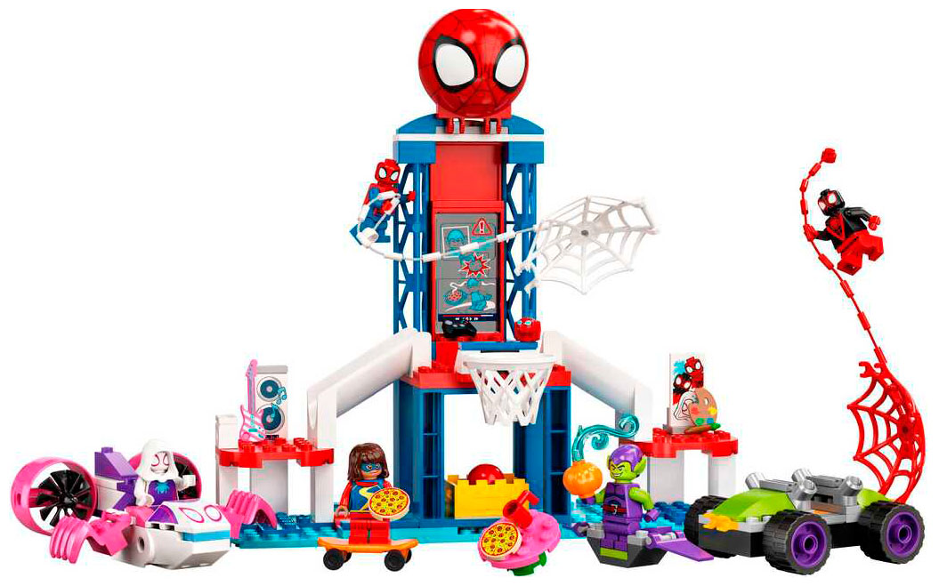 Конструктор Lego DUPLO ''Вечеринка в штабе Человека-Паука'', 10784 lego marvel набор моделей супергероев в маске человека паука для взрослых