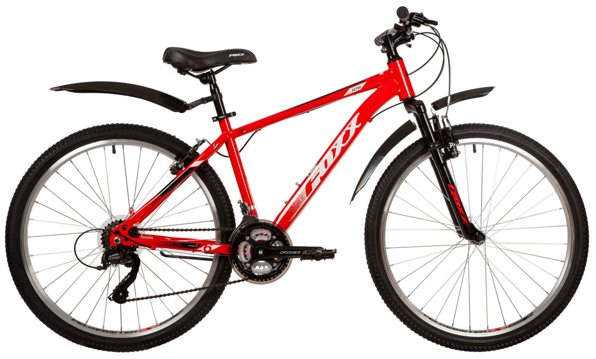 цена Велосипед Foxx 26'' AZTEC красный, сталь, размер 18'' 26SHV.AZTEC.18RD2