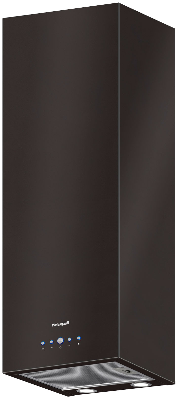 Изображение товара Вытяжка Weissgauff IRIDA BL настенная 750 м3/ч черная с LED освещением