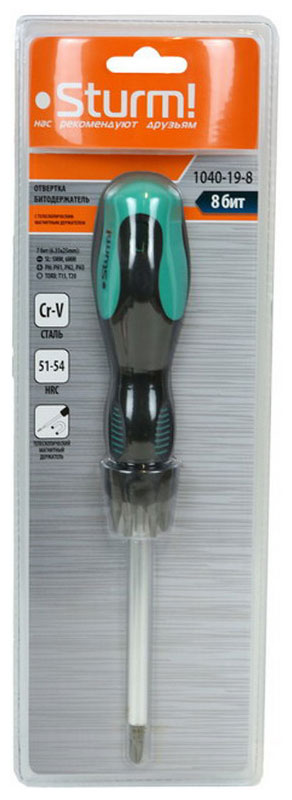 

Отвертка-битодержатель Sturm! 1040-19-8