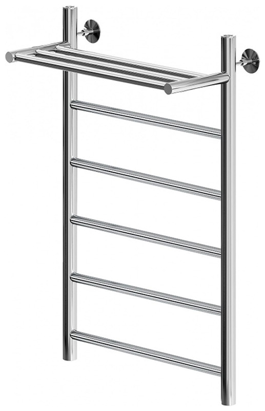Изображение товара Полотенцесушитель водяной Aquanet Mauro 800x500 с полкой хром (00282321)