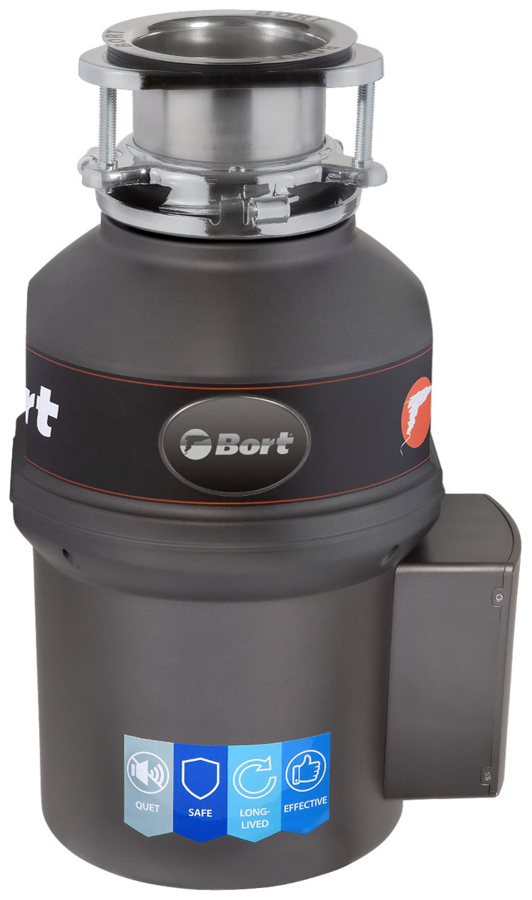 Измельчитель пищевых отходов Bort TITAN Extra измельчитель пищевых отходов bort titan max power 780 вт 1 4 л