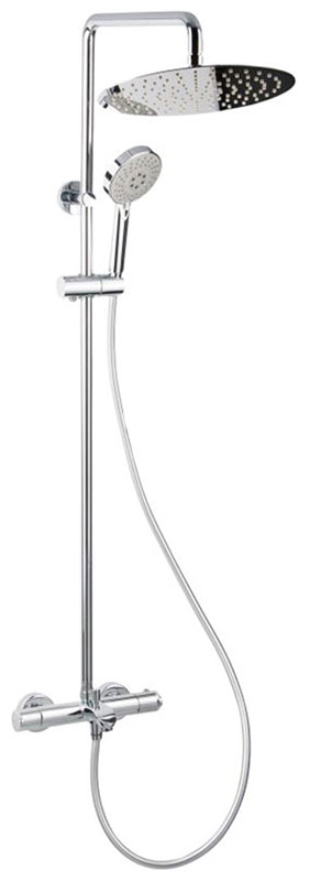 Изображение товара Душевая стойка Bravat Waterfall F639114C-A5-RUS хром (F639114C-A5-RUS)