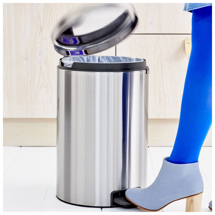 Изображение товара Бак для мусора Brabantia NewIcon 20л с бесшумным закрыванием и защитой от отпечатков