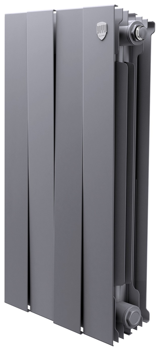 Изображение товара Водяной радиатор отопления Royal Thermo PianoForte 500 new серебристый 4 секции