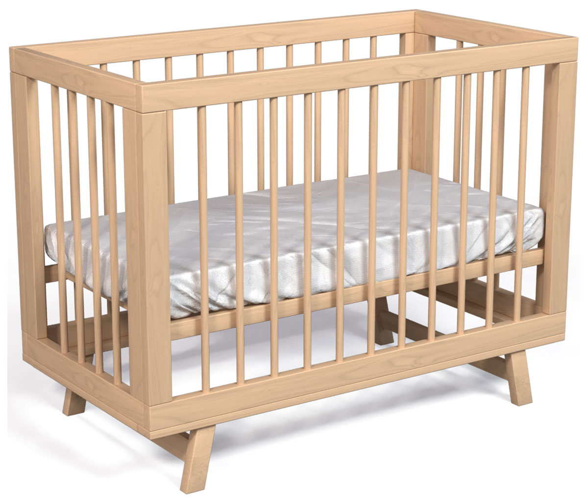Кроватка для новорожденного Lilla Aria дерево цена и фото