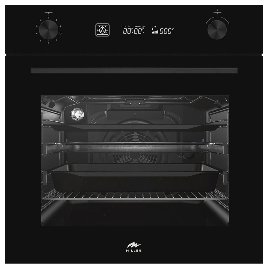 Изображение товара Электрический духовой шкаф Millen MEO 605 BL с режимами конвекции и гриля 67 л