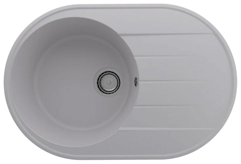 

Кухонная мойка Ulgran Quartz Nora/платина Nora 750-04, Белый