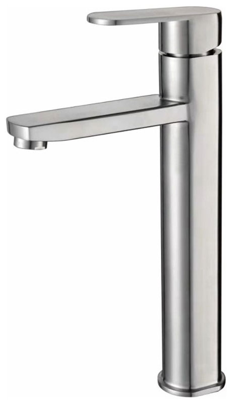 Изображение товара Смеситель для раковины Haiba HB806 сатин современный дизайн 5 лет гарантия