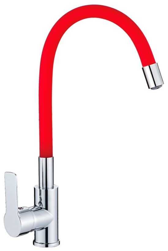 Изображение товара Кухонный смеситель Haiba HB70112-6 красный