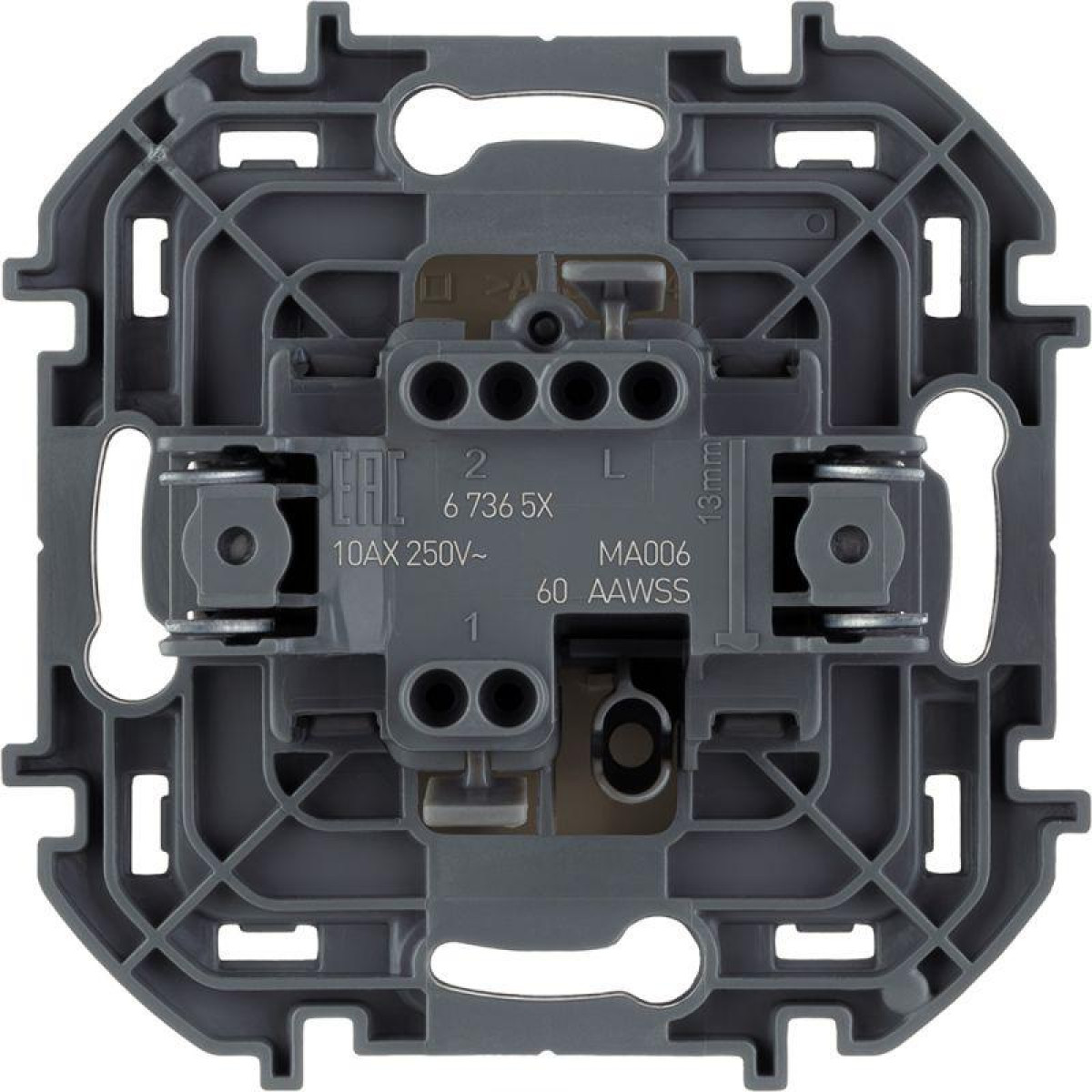 Изображение товара Выключатель механический Inspiria 1-кл. IP20 10А Legrand