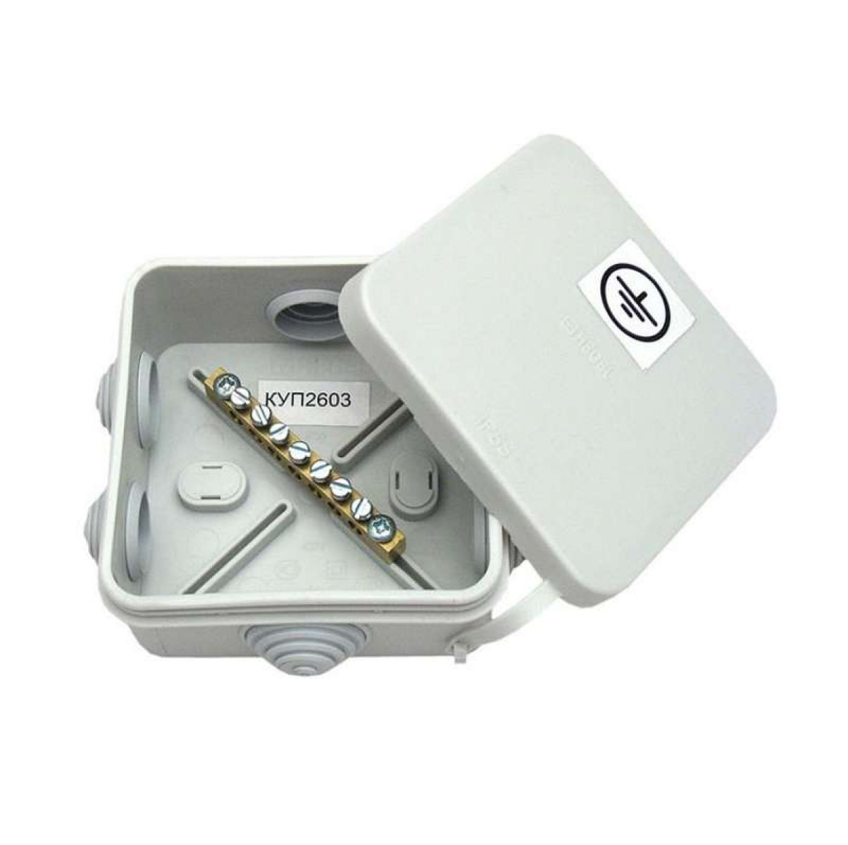 Изображение товара Коробка распределительная HEGEL IP55 85х85х40мм для электромонтажа