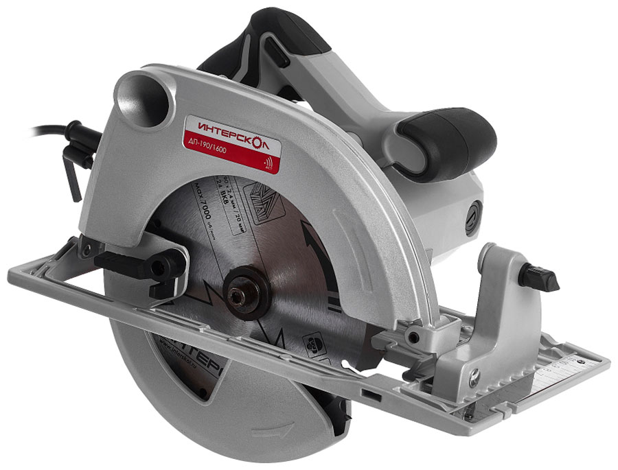 Изображение товара Дисковая (циркулярная) пила Интерскол ДП-190/1600 (552.2.1.70)