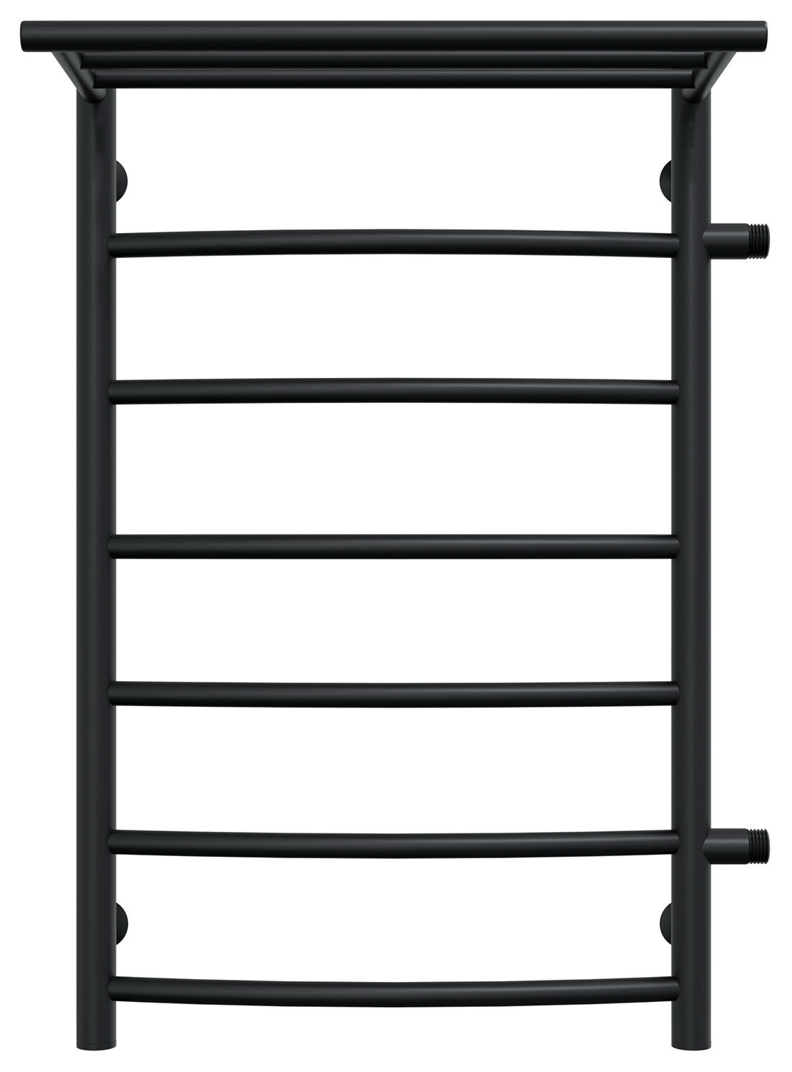 Изображение товара Полотенцесушитель водяной Laris Классик П7 80x50 см черный матовый