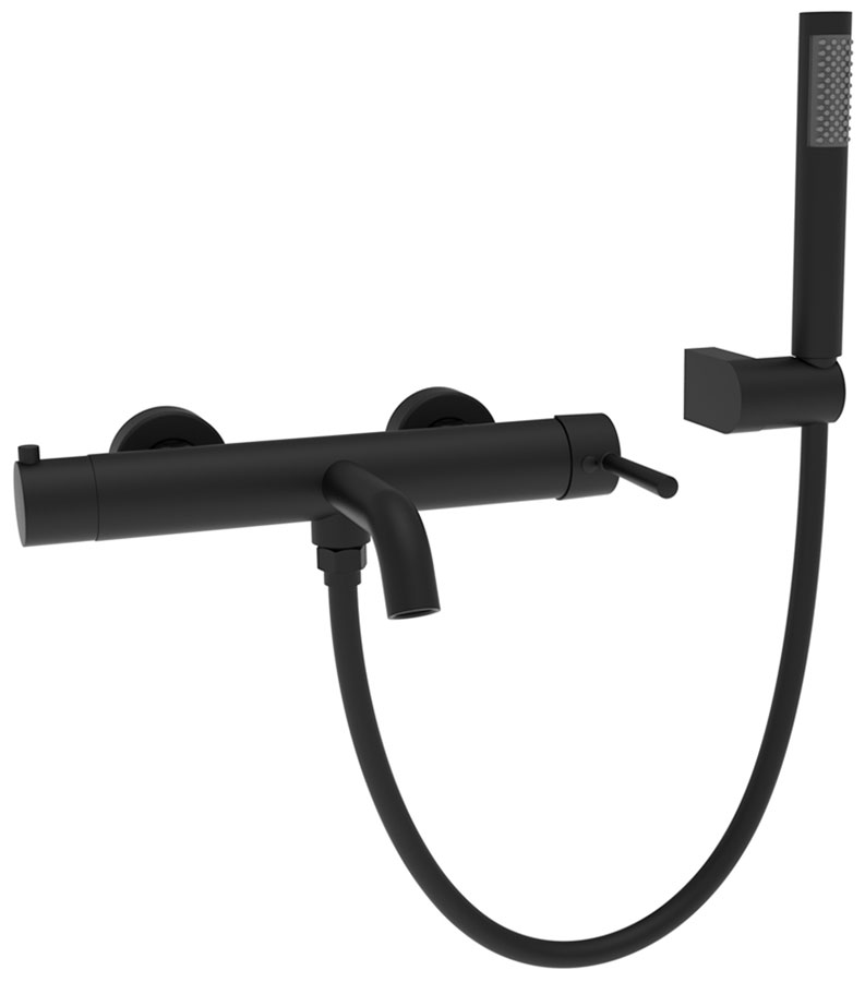 Изображение товара Смеситель для ванны Raiber Graceful/черный (RPB-003)